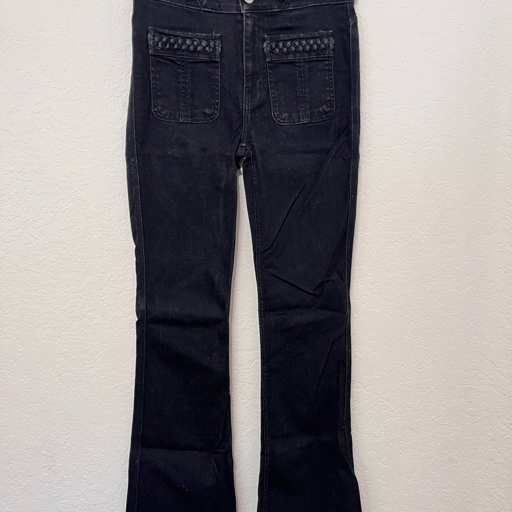 7 For All Mankind Women's High Rise Jeans - Black